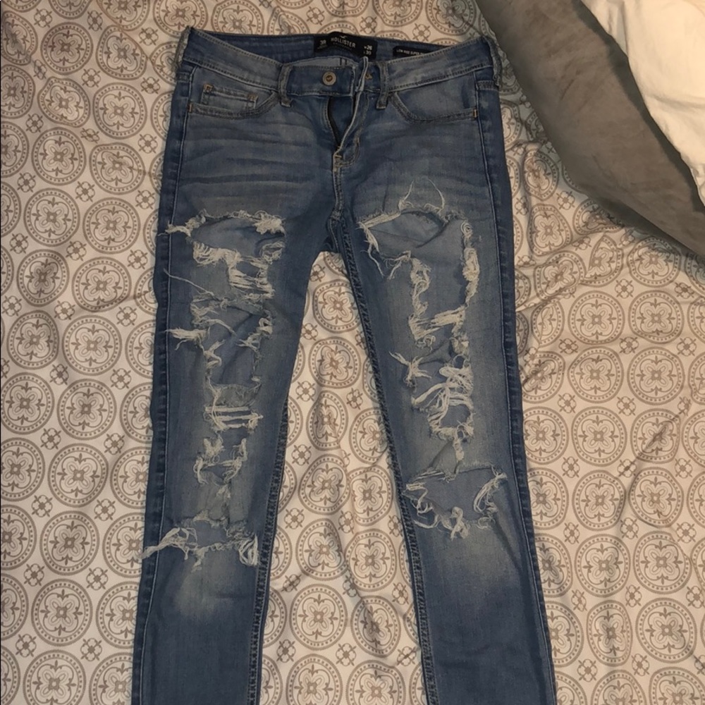 Hollister ripped jeans